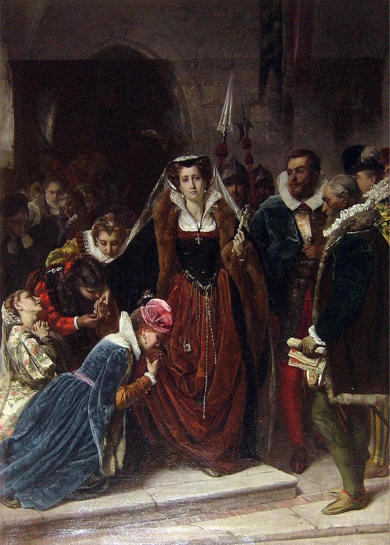 Maria Stuarda si avvia al patibolo - Palazzo Pitti, Firenze